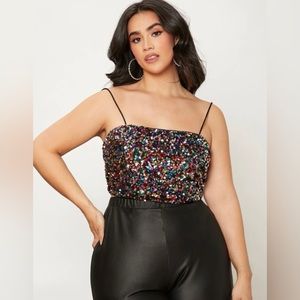 Eras Tour Sequin Crop Top